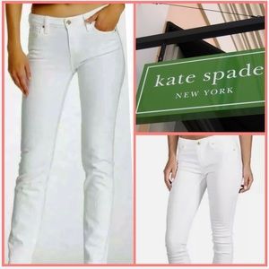 Kate Spade NY white denim “Play Hookey”sz 28